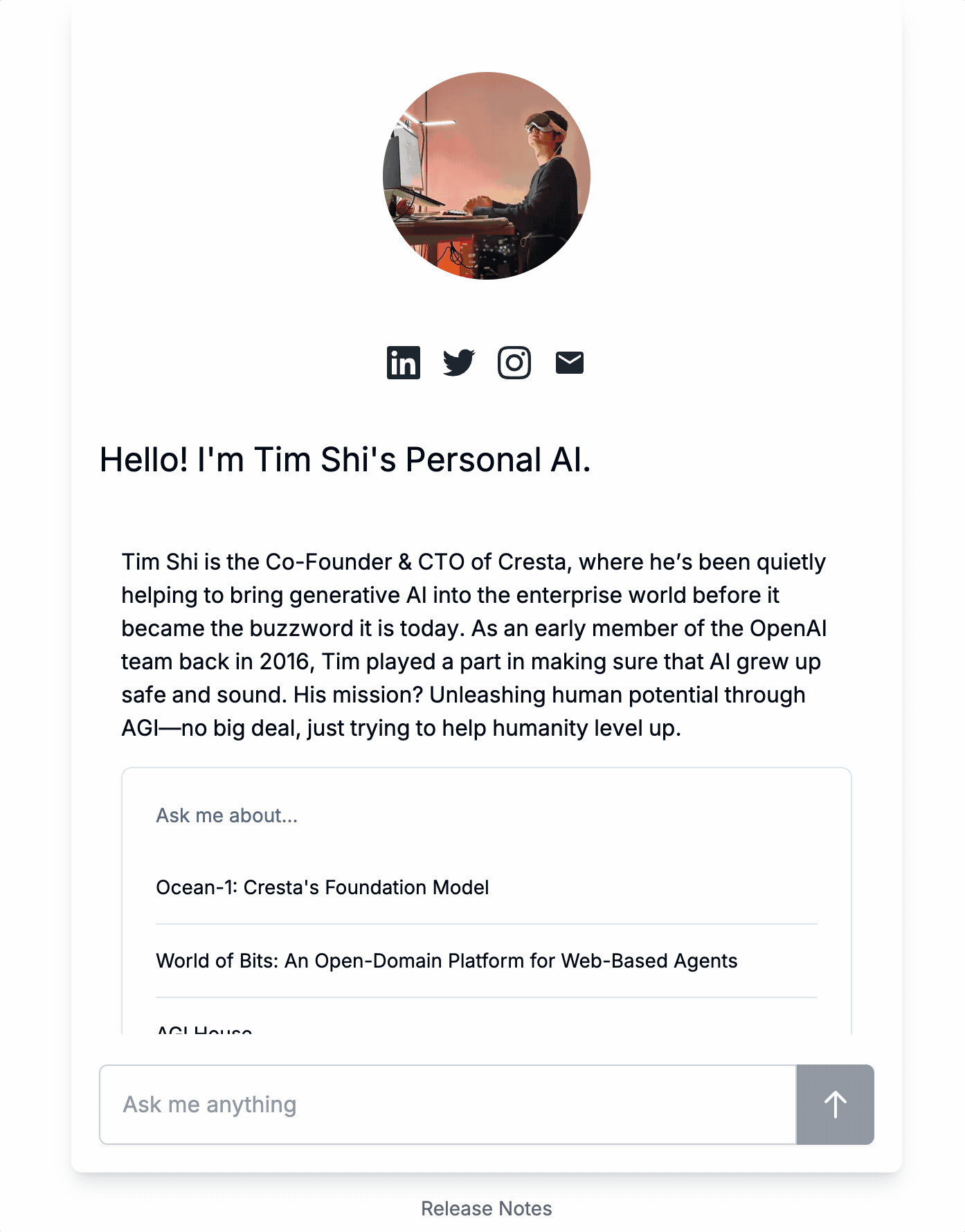 chat ui for my website